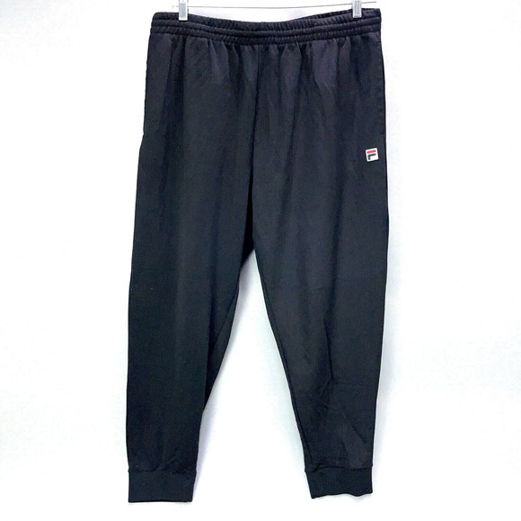 FILA Other - Fila Mens Size 3XL Black Drawstring Jogger Sweatpants Cotton Blend Track Pants